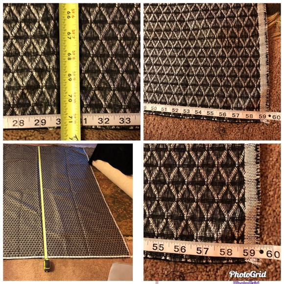 Black Quilted Upholstery Craft & Sewing Fabric - Picture 16 of 16